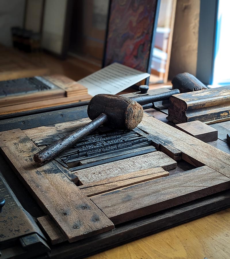 image of hale pa'i printing press museum 